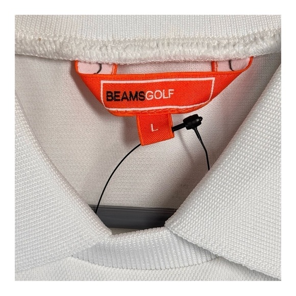 Beams Golf Woodstock Collab Polo in White NWT - Picture 3 of 9